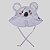 Chapéu para bebê Primeiros Passos Lara Cinza - Turmatube - Imagem 1