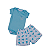 Pijama No Mundo da Lua BABY  Nino Azul Bolso - Turmatube - Imagem 1