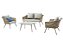 Conjunto de sofá com poltronas e mesa de centro - Imagem 1