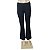 Calça Flare SPEZZATO, SemiNova. Preta confeccionada em Viscolycra, proporciona conforto e flexibilidade. - Imagem 2