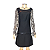 Vestido PRACTORY, SemiNovo. Preto Mangas Animal Print é uma peça de destaque da marca conhecida pela qualidade e estilo. - Imagem 4