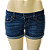 Short Jeans GARAGE,SemiNovo. Sua cor índigo clássica oferece um visual moderno e versátil, perfeito para diversas ocasiões. - Imagem 4