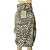 Saia LANÇA PERFUME, Nova. Marrom Destroyed Animal Print é atemporal na moda e adiciona ousadia. - Imagem 6