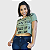 Cropped ROSA CHÁ, SemiNovo. Decote canoa confere um toque sofisticado, perfeito para realçar a feminilidade. - Imagem 1
