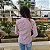 Camisa DU CÔTÉ, SemiNova. Off-White Estampa Floral em tons de Rosa adiciona um toque de feminilidade. - Imagem 2