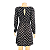 Vestido Reto KHETT&CO, SemiNovo. Preto e Branco, cores clássicas e design refinado o torna um item indispensável - Imagem 3