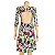 Vestido Evasê BILLABONG, SemiNovo. Multicolor Ombro a Ombro, Seu detalhe aberto nas costas adiciona um toque de elegância e sensualidade. - Imagem 3