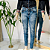 Calça Jeans YOUCOM, SemiNova. Índigo Skinny transmite um ar sofisticado e atemporal. - Imagem 1