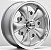 Rodas 5 SPOKE 5x205 Aro 15x5,5 off-set  20 P/ Fusca - Prata Diamantada - Imagem 1