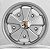 Rodas RC 911 Aro 15 - 5x205 - Tala 4,5 off-set  20 - Prata - Kombi e Fusca - Imagem 4
