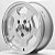 Jogo de Rodas DISH Aro 15 Tala 5,5 Furação 5X112 Offeset 20 PRATA DIAMANTADA(DP) - Fusca - Imagem 1