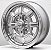 Jogo de Rodas RC/KPZ Aro 15 Tala 5,5 Furação 4X130 Offset 30 PRATA DIAMANTADA(DP) Fusca - Imagem 1