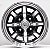Jogo de Rodas KPZ Aro 15 Tala 5,5 furação 4X130 Offset 30 PRETA DIAMANTADA - Fusca - Imagem 2