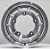 Jogo de Rodas Superleggera Aro 15 Tala 6,5 furação 5X205 offset 0 Prata Diamantada - Imagem 3