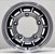 Jogo de Rodas Superleggera Aro 15 Tala 4,5 furação 5X205 offset 20 Preta Diamantada - Imagem 2