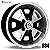 R84 Porsche Aro 15X6 furação 4X130 offset 36 BD (PRETO DIAMANTADO) - Imagem 1