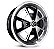 R84 Porsche Aro 14 tala 6 furação 4X130 offset 27 PRETA DIAMANTADA - Imagem 1
