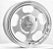 Jogo de Rodas DISH Aro 15 Tala 5,5 Furação 3X150 Offset 20 PRATA DIAMANTADA(DP) - Corsel - Imagem 1