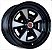 Jogo de Rodas Opala SS M08 Preta  Aro 15" / Tala 8" / Furação 5x114,3 OFF-set 25 - Imagem 1