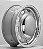 Jogo de Rodas 912 Aro 15 Tala 5,5 Furação 4X130 Offset 30 - PRATA DIAMANTADA - Imagem 2