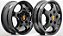 Jogo de Rodas CUP1 Aro 15 tala 4,5 e 6,5 furação 4x130 offset 20 e 30 PRETA - Imagem 1
