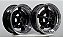 Jogo de Rodas Raider Aro 15 Tala 5,5 e 6,5 Furação 5x205 Offeset 14 e -20 Preta Diamantada - Imagem 4