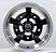 Jogo de Rodas Raider Aro 15 Tala 5,5 e 6,5 Furação 5x205 Offeset 14 e -20 Preta Diamantada - Imagem 3