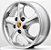 Jogo de rodas Twist Aro 17 Prata Tala 6 e 7 furação (5x130) offset 36 e 40 - Prata - Imagem 6