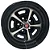 Jogo de Rodas Magnum 500 Aro 15 / tala 7 e 8 / furação 5x108 e 5x114 offset 0 Preto Diamantado- e Preto Diamantado Borda Preto - Imagem 2