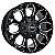 Jogo de Rodas OFF-ROAD Modelo M12 Aro 17 / tala 8 / furação 5x114, 5x120, 6x114 e 6x139 Offset 20 Preto e Preto Fosco Diamantado - Imagem 2