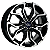 Jogo de Rodas VW, GM, FIAT, OUTROS Aro 14 / tala 6 / furação 4x100, 4x108, 4x114 e 4x98 offset 36 Preto Diamantado e Preto - Imagem 1