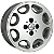Jogo de Rodas Mercedes RS Aro 15 / tala 6 / furação 4x100 e 4x108 offset 36 Prata Especial - Imagem 1