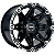Jogo de Rodas OFF-ROAD Modelo M22 Aro 18 / tala 8,5 / furação 5x114, 5x120, 5x127, 6x114 e 6x139 Offset 15 Preto Diamantado e Preto Fosco Diamantado - Imagem 1