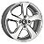 Jogo de Rodas VW GOLF AUSTIN Aro 18 / tala 6 e 7 / furação 4x100, 5x100, 5x112 e 5x114 offset 40 Preto Diamantado e Prata Especial - Imagem 2