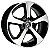 Jogo de Rodas VW GOLF AUSTIN Aro 18 / tala 6 e 7 / furação 4x100, 5x100, 5x112 e 5x114 offset 40 Preto Diamantado e Prata Especial - Imagem 1