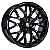 Jogo de Rodas Estilo Porsche Aro 18 / tala 8 / furação 4x100, 4x108, 5x100, 5x105, 5x108, 5x110, 5x112, 5x114, 5x120 e 5x98 Offset 41,42,40,35,30 e 25 Preto, Preto Diamantado, Preto brilhante e Prata Especial - Imagem 1