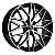 Jogo de Rodas Estilo Porsche Aro 19 / tala 8 e 9 / furação 5x100, 5x108, 5x110, 5x112, 5x114, 5x120 e 5x98 Offset 45,42,41,40,35,34,30 e 27 Preto e Preto Diamantado - Imagem 2