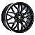 Jogo de Rodas Estilo Porsche Aro 20 / tala 8 / furação 5x100, 5x105, 5x108, 5x110, 5x112, 5x114, 5x120 e 5x98 Offset 42,40,35 e 30 Preto, Preto Diamantado, Preto brilhante, Prata Especial e Borda Preto Fosco - Imagem 5