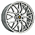 Jogo de Rodas Estilo Porsche Aro 20 / tala 8 / furação 5x100, 5x105, 5x108, 5x110, 5x112, 5x114, 5x120 e 5x98 Offset 42,40,35 e 30 Preto, Preto Diamantado, Preto brilhante, Prata Especial e Borda Preto Fosco - Imagem 4