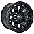 Jogo de Rodas OFF-ROAD Modelo M31 Aro 17 / tala 9 / furação 5x110, 5x114, 5x120, 5x127, 6x114 e 6x139 Offset -5 e 15 Preto Fosco, Grafite Fosco Borda Preto e Dourado Borda Preto - Imagem 1