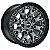 Jogo de Rodas OFF-ROAD Modelo M31 Aro 17 / tala 9 / furação 5x110, 5x114, 5x120, 5x127, 6x114 e 6x139 Offset -5 e 15 Preto Fosco, Grafite Fosco Borda Preto e Dourado Borda Preto - Imagem 2