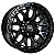 Jogo de Rodas OFF-ROAD Modelo M31 Aro 20 / tala 9 / furação 5x120, 6x114 e 6x139 Offset 0 e -20 Preto, Preto Fosco, Preto Fosco Diamantado, Grafite Fosco Borda Preto e Dourado Borda Preto - Imagem 1
