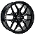 Jogo de Rodas Modelo M33 HF6-4 Aro 20 / tala 8,5 / furação 5x120, 5X127, 6x114, 6x135 e 6x139 Offset -5 e 20 Preto, Preto Fosco, Grafite Fosco Borda Preto e Dourado Borda Preto - Imagem 1