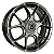 Jogo de Rodas Modelo M34 Esportivo Aro 20 / tala 8 / furação 4x100, 4x108, 5x100, 5x105, 5x108, 5x110, 5x112, 5x114, 5x120 e 5x98 Offset 40,35,30 e 28 Preto, Preto brilhante e Prata Especial - Imagem 2