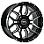 Jogo de Rodas OFF-ROAD Modelo M35 Aro 18 / tala 8,5 / furação 5x108, 5x114, 5x120, 5x127, 5x139, 6x114 e 6x139 Offset 0 Preto e Dourado - Imagem 1