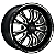 Jogo de Rodas Weld Drag Aro 15 / tala 4 e 7 / furação 4x100 e 5x114 Offset -10, 25 e 30 Preto - Imagem 1