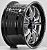 Roda Raw Racing Exocet / Aro 15 tala 8 / furação 5x114,3 / Off-set 0 / Black Milling - Imagem 2
