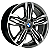 Jogo de Rodas KR R56 Modelo BMW M6 Aro 17 / tala 7 / furação 5x120 Offset 40 Grafite Diamantado - Imagem 1