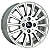 Jogo de Rodas KR R66 Fiesta Sport Aro 15 / tala 6 / furação 4x108 Offset 36 Preto e Prata Especial - Imagem 2