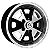 Jogo de Rodas KR R84 Modelo VW Porsche Aro 17 / tala 6 / furação 4x130 Offset 42 Preto Diamantado e Prata Diamantado - Imagem 1